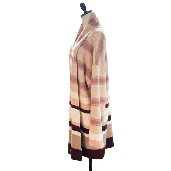 Anthropologie Mariel Striped Longline Sweater | ONE SIZE NWT - Picture 5 of 10